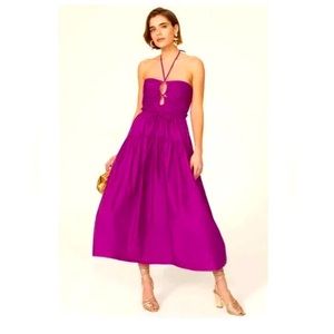 Ulla Johnson Ella Halter Cutout Midi dress size 4